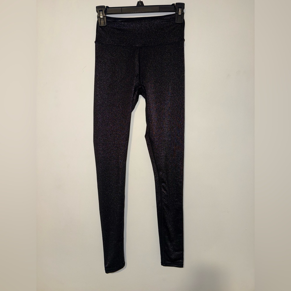 ALO Yoga High-Waist Black Sparkle Leggings